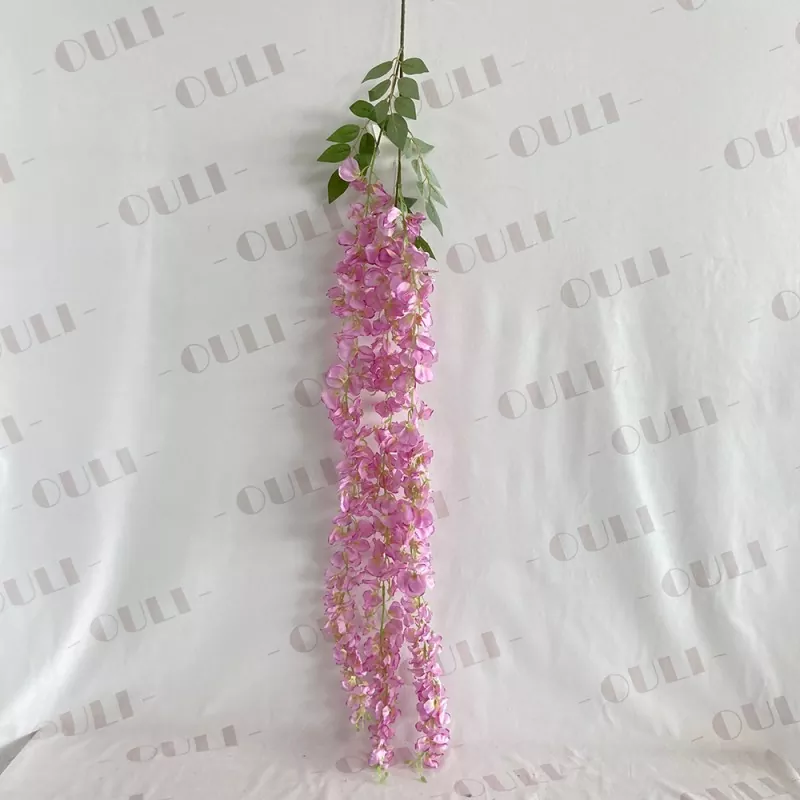 3 widelce sztuczne kwiaty Wisteria